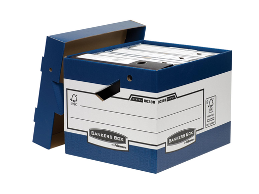 [TIM-0038801] Archiefdoos Fellowes Bankers Box 333x292x404mm blauw
