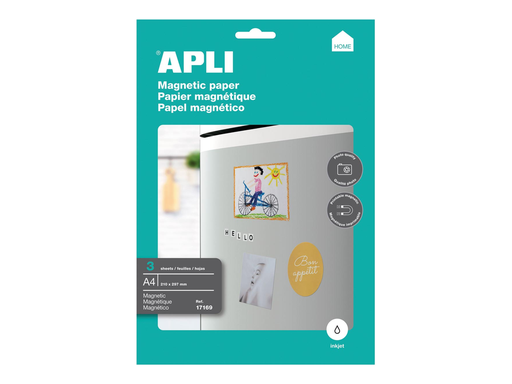 [TIM-017169] Magnetisch papier Apli A4 650g voor inkjet (3)