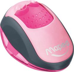 [TIM-030210] Potloodslijper Maped Clean met opvangbakje 2-gaats assorti