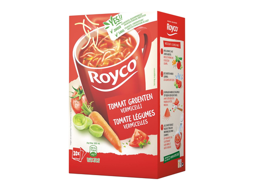 [TIM-046672] Minute soep Royco tomaat/groenten vermicelli classic (20)