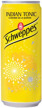 [TIM-052570] Frisdrank Schweppes tonic blik 33cl pk24
