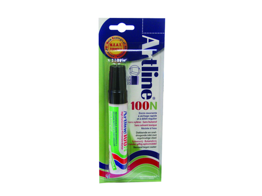 [TIM-0629103] Permanent marker Artline 100 schuin 7,5-12mm zwart blister