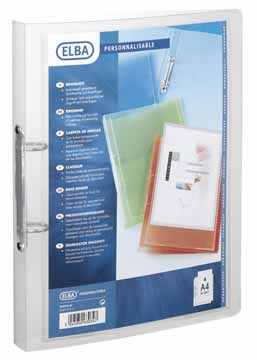 [TIM-0630347] Panorama ringmap Elba Polyvision PP A4 2 O-ringen 25mm rug 30mm 1 insteekvak transparant