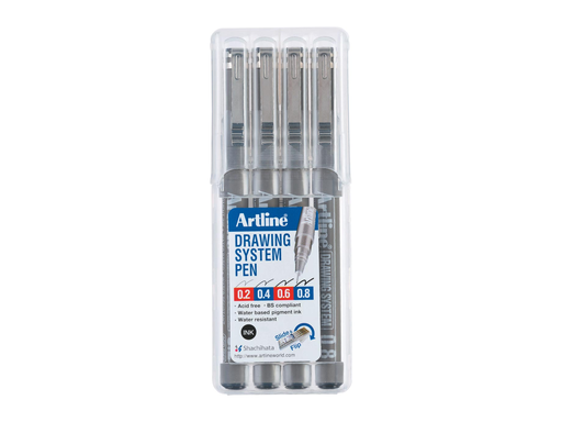 [TIM-0694200] Fineliner Artline Drawing System 0.2/0.4/0.6/0.8