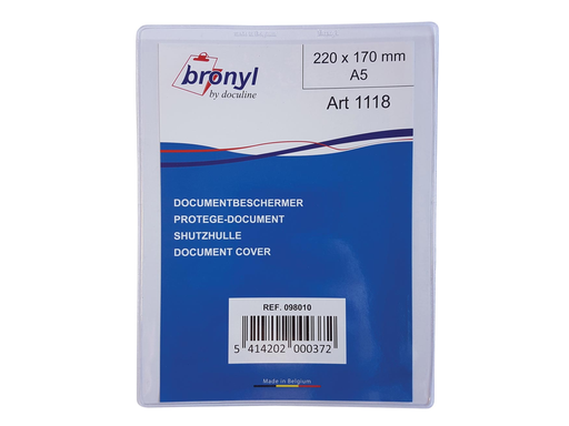 [TIM-098010] Showtas Bronyl PVC A5 180 micron transparant