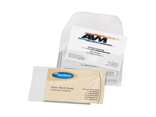 [TIM-10106] Hoes 3L Business Card Pocket 60x95mm open aan korte zijde (10)