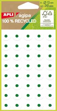 [TIM-101342] Versterkingsringen Apli 13mm gerecycleerd wit (240)