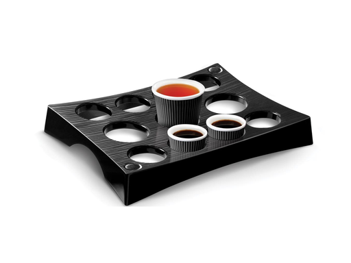 [TIM-1019011] Bekerhouder CEP Take A Break 25x33cm 11 gaten zwart