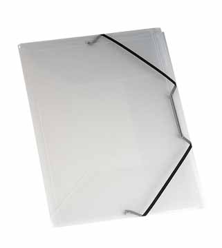 [TIM-113340] Elastomap 3 kleppen Viquel propyglass PP A4 transparant