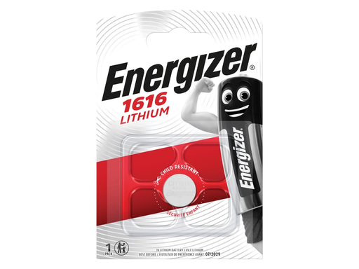 [TIM-1153900] Knoopcelbatterij Energizer Lithium CR1616 3V