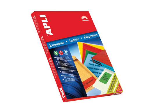 [TIM-11837] Etiketten Apli 24 etik/bl 70x37mm groen (100)