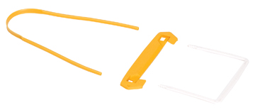 [TIM-1189101] Archiefbinder Fellowes Bankers Box Tube Clip geel (100)