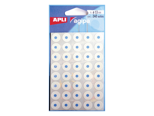 [TIM-11931] Versterkingsringen Apli agipa 13mm wit (240)