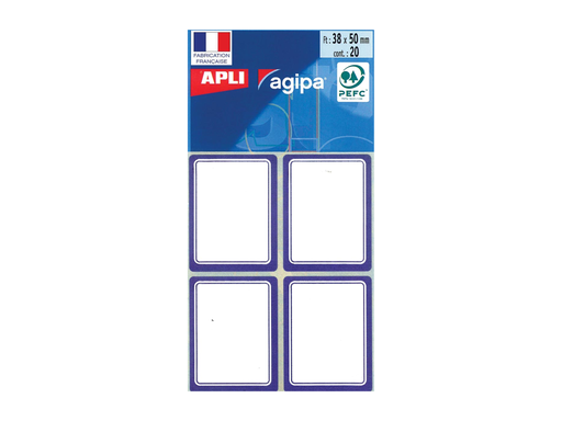 [TIM-11961] Etiketten Apli 38x50mm blauw (32)