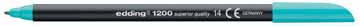 [OUT-1200V] Viltstift Edding 1200 1mm groen