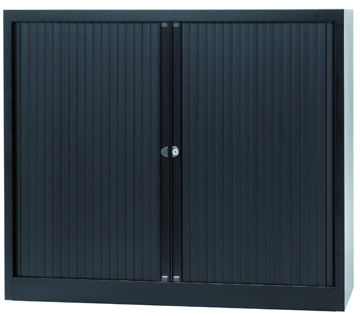 [MUB-ROLDEUR02] Roldeurkast Bisley 103x120x43cm (hxbxd) zwart