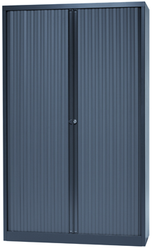 [TIM-12194SA] Roldeurkast Bisley 198x120x43cm (hxbxd) antraciet