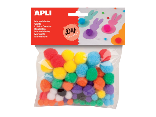 [TIM-13061] Pompons Apli kids 3 formaten assorti (78)