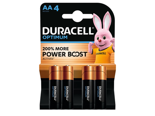 [TIM-137486] Batterij Duracell Optimum AA (4)