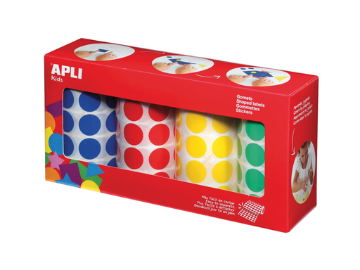 [TIM-13793] Etiketten Apli kids Ø 20mm assorti (4)