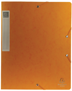 [TIM-14006H] Elastobox Exacompta karton A4 rug 40mm geel