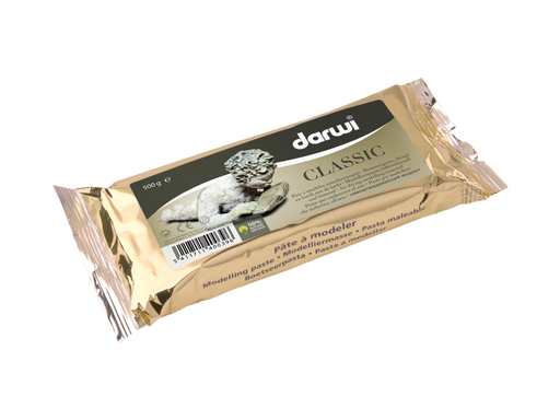 [TIM-15052] Boetseerklei Darwi classic 500gr wit