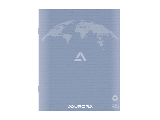 [TIM-150RQ5] Kladschrift Aurora Writing 45 Recycled papier A5 geruit 96blz lichtblauw