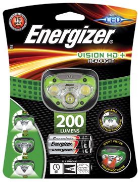 [TIM-1638400] Hoofdlamp Energizer Vision HD incl 3x AA
