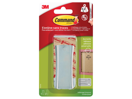 [TIM-17047C] Fotolijststrip 3M Command voor haak met zaagtanden metaal
