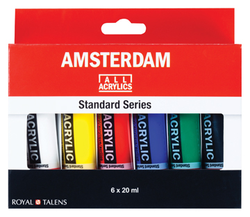 [TIM-1782046] Acrylverf Amsterdam 20ml assorti (6)