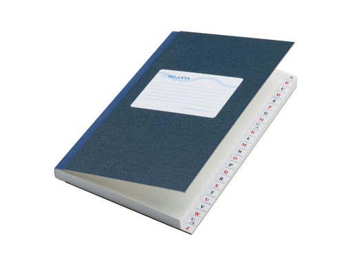 [TIM-1822046] Repertorium Atlanta 16,5x10,5cm A-Z 192blz blauw