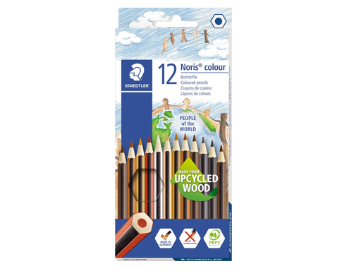 [TIM-185POTW] Kleurpotlood Staedtler Noris Club assorti (12)