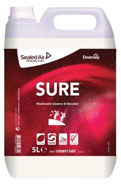 [TIM-1891585] Sanitairreiniger Diversey Sure met ontkalker 5l