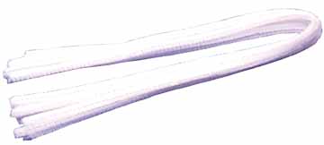 [TIM-19118] Chenilledraad Bouhon 8mmx50cm wit (10)