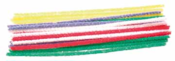 [TIM-19132] Chenilledraad Bouhon 3mmx15cm assorti (20)
