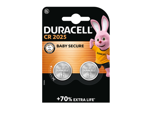 [TIM-2025B2] Knoopcelbatterij Duracell CR2025 3V (2)
