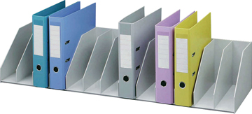 [TIM-204602] Sorteervak Paperflow met vaste tussenschotten 13-vaks grijs