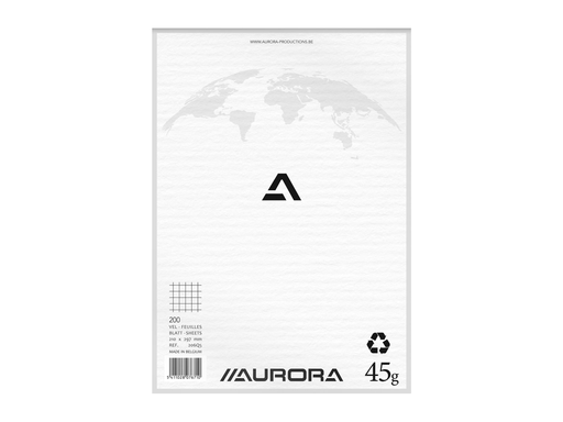 [TIM-208Q5] Kladblok Aurora A5 13,5x21cm geruit 200vel