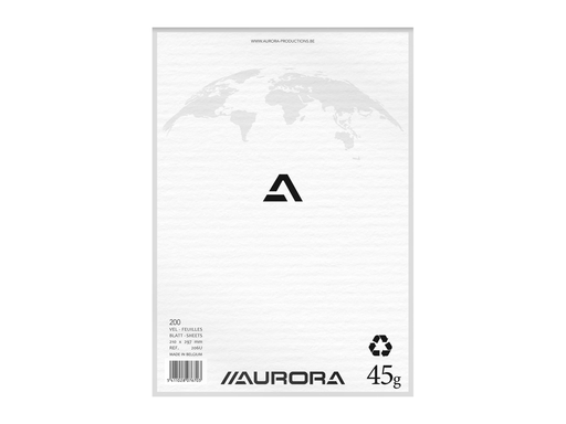 [TIM-208U] Kladblok Aurora A5 13,5x21cm blanco 200vel
