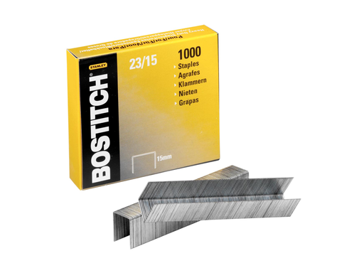 [TIM-23-15G] Nietjes Bostitch 23/15 verzinkt 15mm (1000)