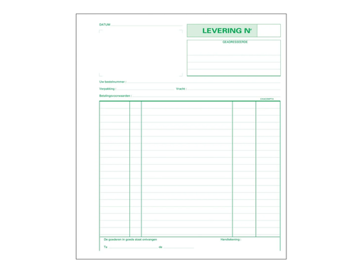 [TIM-23161X] Leveringen Exacompta karton 21x18cm 50blad tripli zelfkopiërend nederlandstalig