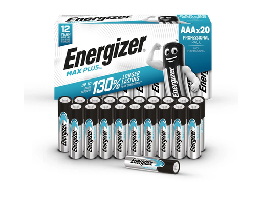 [TIM-2317400] Batterij Energizer Max Plus AAA (20)