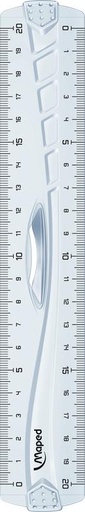 [TIM-242120] Meetlat plastic Maped geometric decimeter 20cm