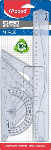 [TIM-242767] Tekenset Maped geometric 4-delig