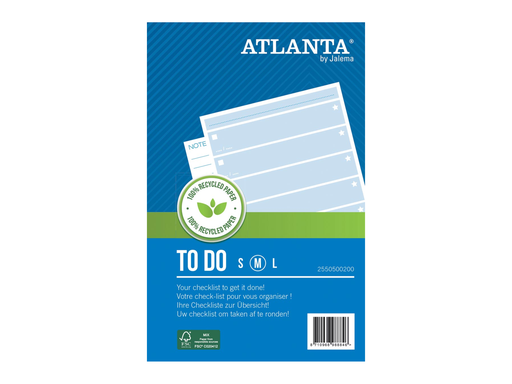 [TIM-2550502] Checklist Atlanta To Do Daily 20,3x14,0cm medium
