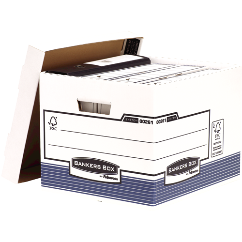 [TIM-26101BB] Archiefcontainer Fellowes Bankers Box 28,5x38x33,3cm blauw