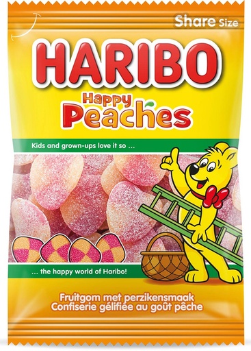 [TIM-29013] Snoep Haribo Perziken 185g