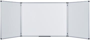[TIM-3030509] Whiteboard Bisilque Bi-office magnetisch trio 100x150/300cm