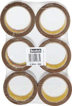 [TIM-309BC5B] Verpakkingstape Scotch geluidsarm 50mmx66m bruin (6)