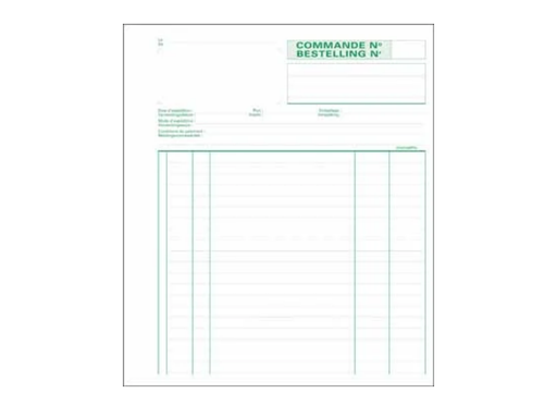 [TIM-33103X] Bestellingen Exacompta karton 21x18cm 50blad tripli nederlandstalig